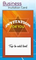 Business Card Invitation Maker & Poster Ads Maker capture d'écran 2