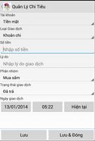 Quản lý Chi tiêu capture d'écran 1
