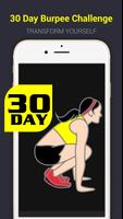 30 Day Burpee Challenge Free Affiche