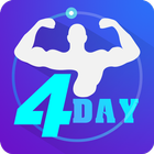 4 Day Home Muscle Building Pla أيقونة