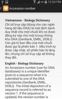 Bioinformatics Dictionary captura de pantalla 2