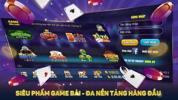 Gamedangian - Game bài online - Tiến lên โปสเตอร์