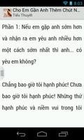 Cho Em Gan Anh Them Chut Nua اسکرین شاٹ 1