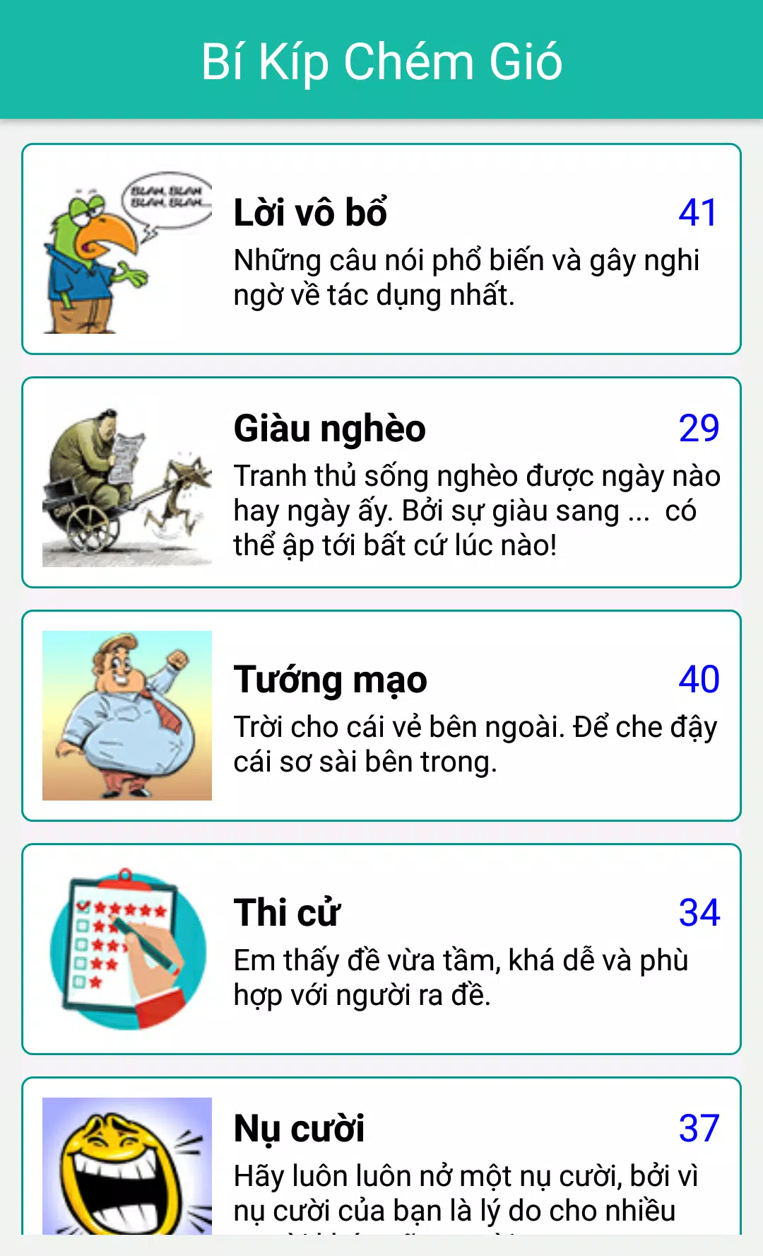 Bí Kíp Chém Gió Cho Android - Tải Về Apk