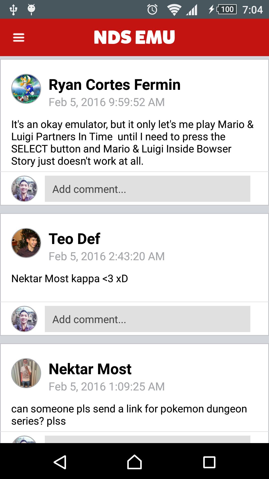 NDS Emulator (Nitendo DS) APK for Android Download