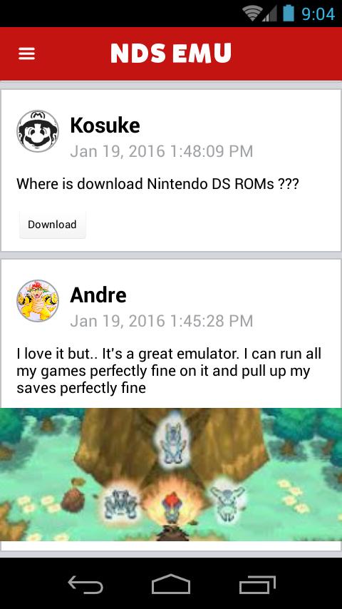 NDS Emulator (Nitendo DS) APK for Android Download
