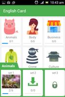 English vocabulary : flashcard screenshot 1