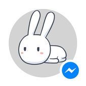 Thỏ bảy màu cho Messenger icon