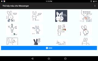 Thỏ bảy màu cho Messenger capture d'écran 2