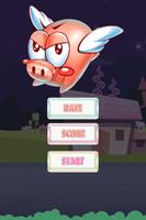 Flappy Pig Affiche