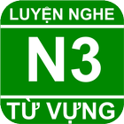 JLPT N3 Luyện nghe Từ vựng icône