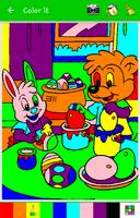 Simple Kid Coloring постер