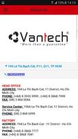 Vantech Catalog poster