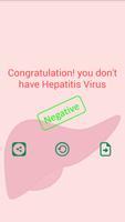 Hepatitis Test Plakat
