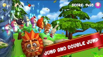 Baby Pet Run: Jungle Adventure تصوير الشاشة 1