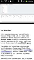 Learn Microsoft  Access 2016 capture d'écran 2