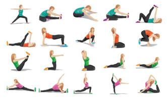 Yoga exercises for beginners الملصق