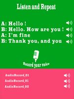 Listen And Repeat English โปสเตอร์