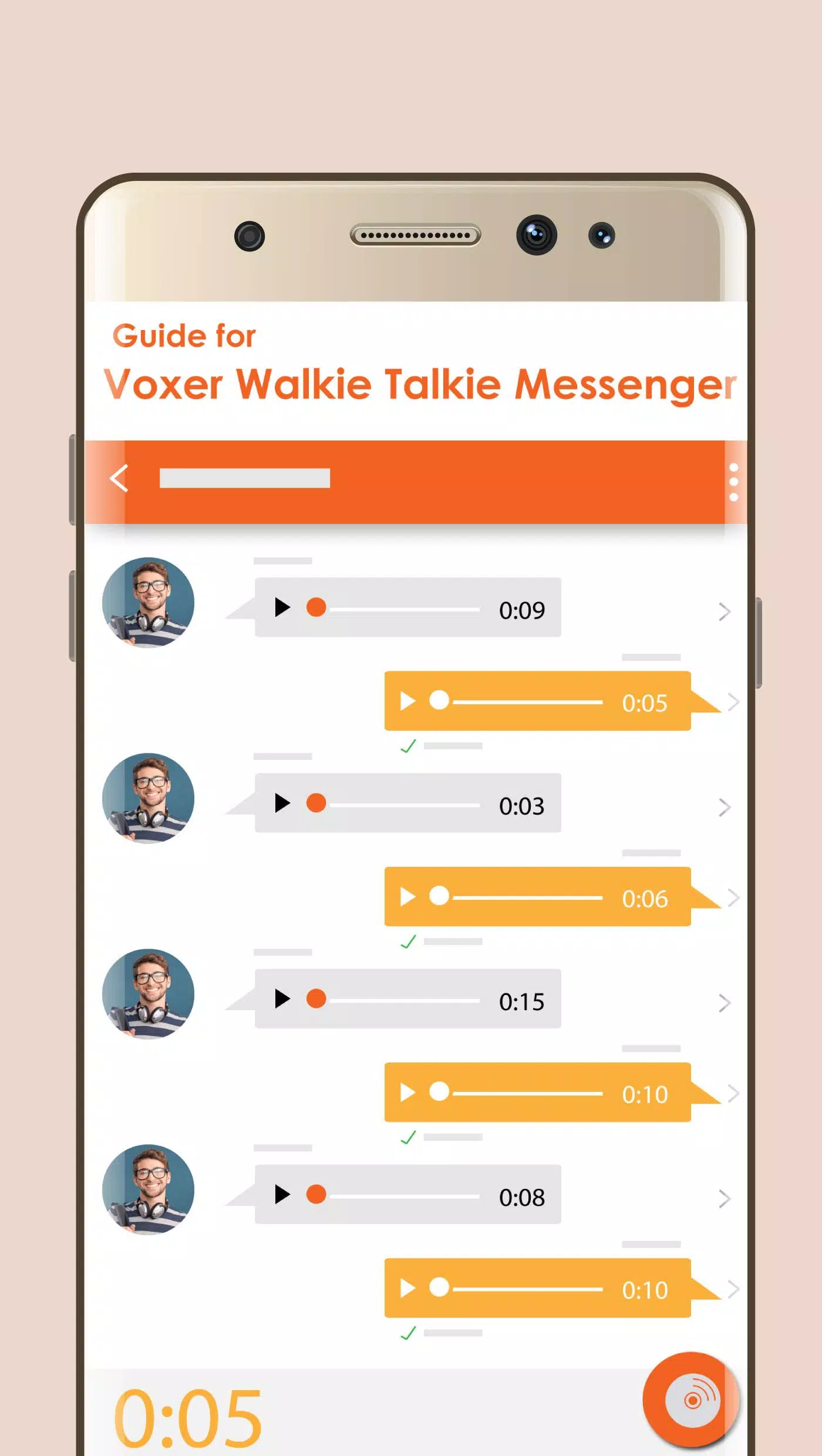 Descarga de APK de Guide for Voxer Walkie Talkie Messenger para Android
