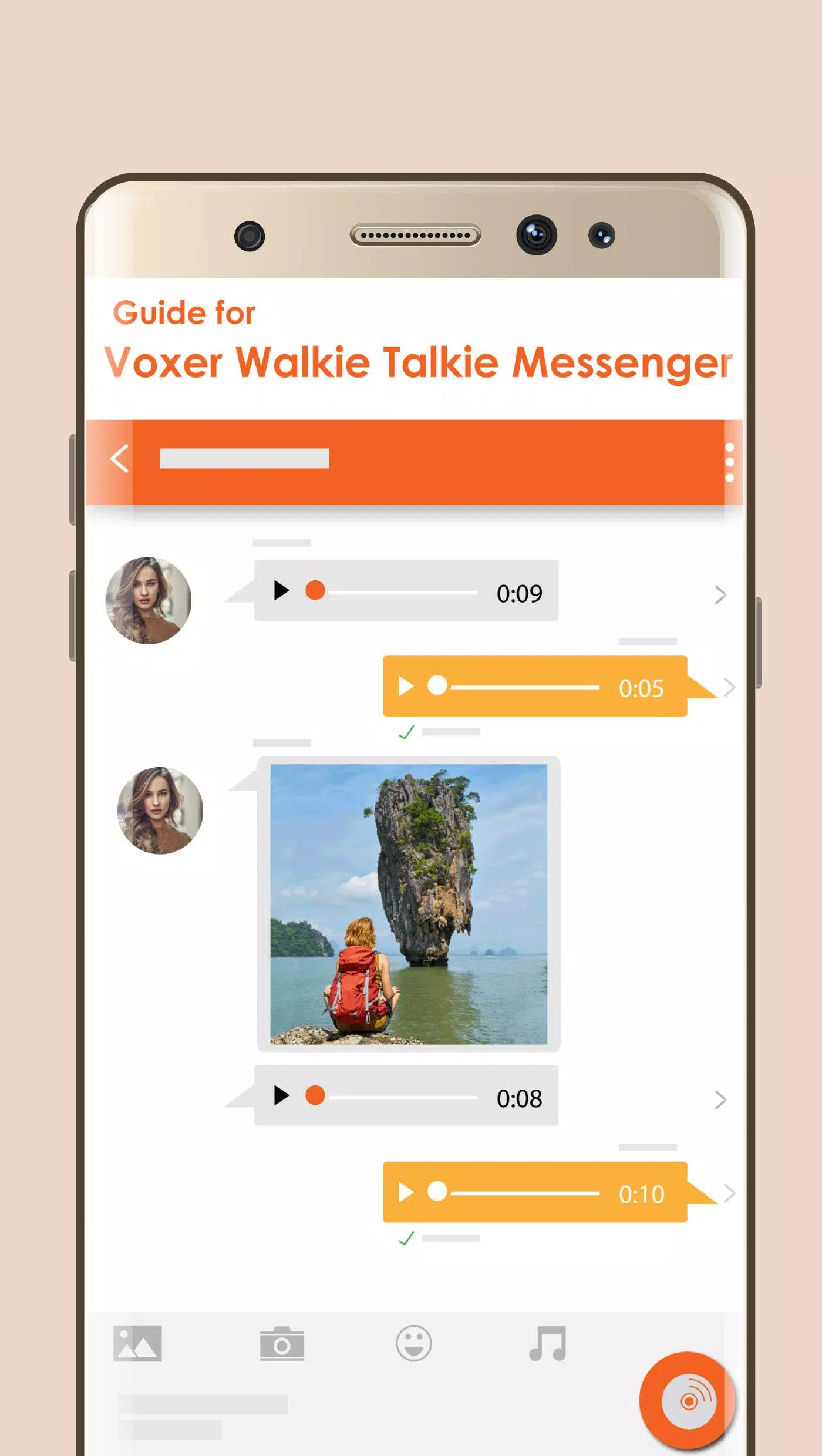 telefoon spreiding Opmerkelijk Guide for Voxer Walkie Talkie Messenger APK for Android Download