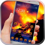 Volcano fire hell simgesi