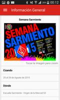 Semana Sarmiento 2015 الملصق