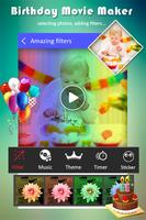 برنامه‌نما Birthday Movie Maker عکس از صفحه