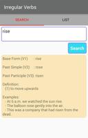 How To Use Irregular Verbs स्क्रीनशॉट 1