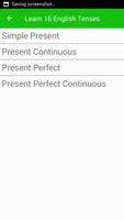 Learn 16 English Tenses screenshot 1