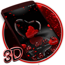 3D Valentine Glass Tech Love Theme APK
