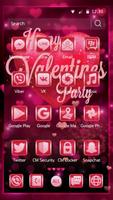 Tema de Valentine Amour Pink imagem de tela 1