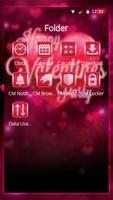 Tema de Valentine Amour Pink imagem de tela 2