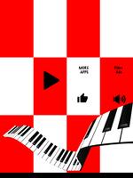 Piano Tiles Tap Red Tile Affiche