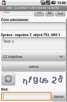 CZ SMS screenshot 2