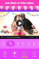 Love Photo Video Maker ภาพหน้าจอ 1