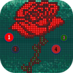 Flower Pixel Art - Draw Fower by Number