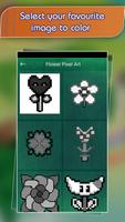 Flower Pixel Art - Draw Fower by Number スクリーンショット 1