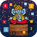 Color by Number Ganesha God: Coloring Pages APK