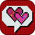 Pixel Love Art by Numbers - Pixel Draw Art biểu tượng