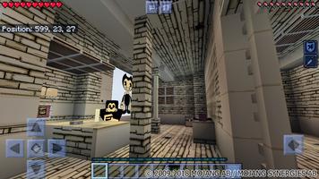 Map Bendy and the Horror Machine - 2 for MCPE Ekran Görüntüsü 2