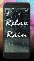 Entspannen Sie sich - Regen Plakat