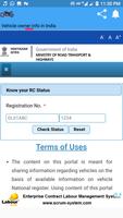 Vehicle owner info in India-2018 screenshot 1