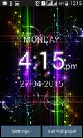 برنامه‌نما Digital Clock LWP عکس از صفحه
