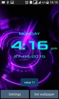 برنامه‌نما Digital Clock LWP عکس از صفحه
