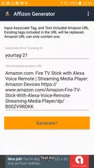 Скачать Affizon Generator APK