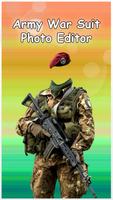 Army War Suit Photo Editor Affiche