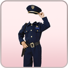 Kids Police Suit Photo Editor آئیکن