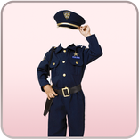 Kids Police Suit Photo Editor