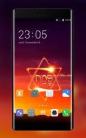 Cool Theme for Vivo Y51L: Star of David Affiche