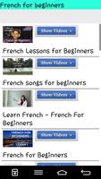 برنامه‌نما تعلم اللغة الفرنسية 500 فيديوا للمبتدئين عکس از صفحه
